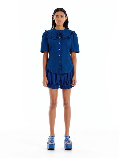 EENK UNDIGO Denim Shorts (Denim Blue)