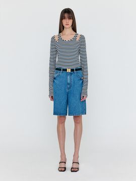 EENK Weco Denim Biker Shorts_Denim Blue