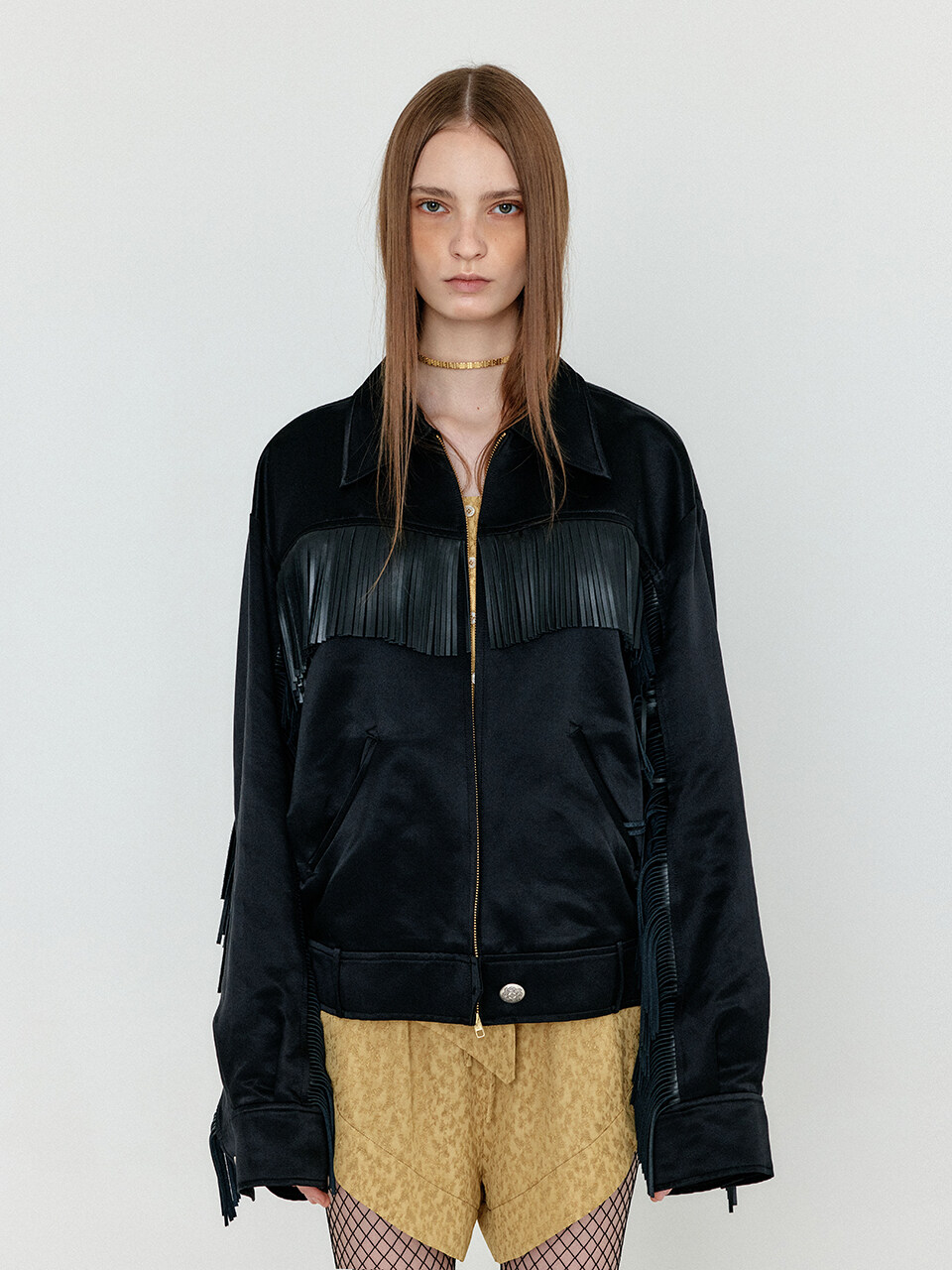 EENK WEST Fringed Jumper_Black