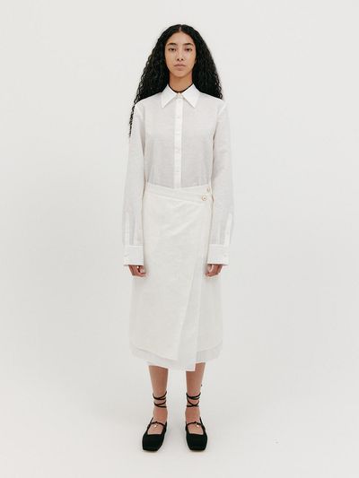 EENK Wrap Skirt [White]