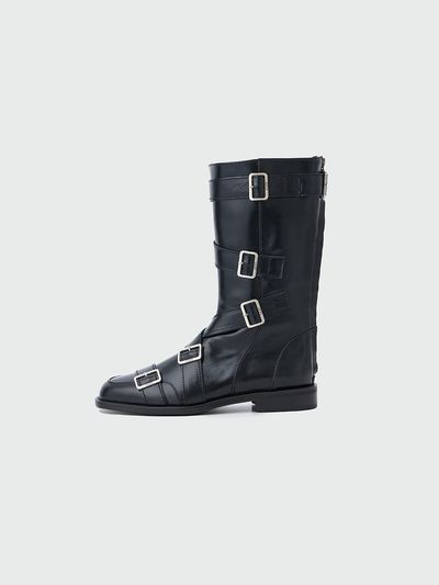 EENK XENDA Buckle Strap Boots_Black