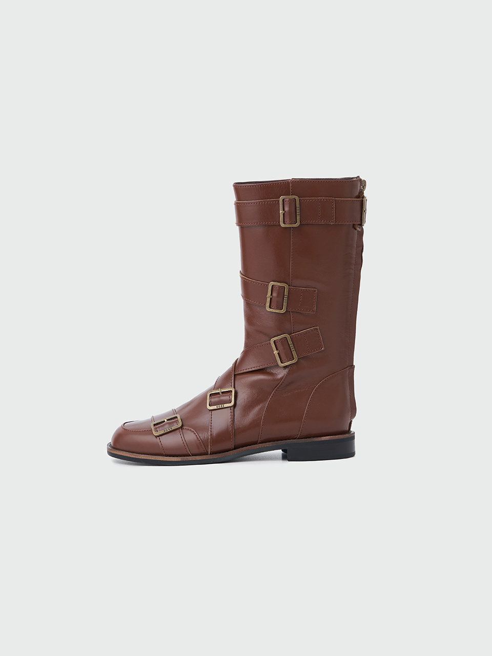 EENK XENDA Buckle Strap Boots_Brown
