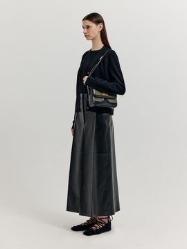 EENK XUETY Cashmere Blend Knit Cardigan - Black