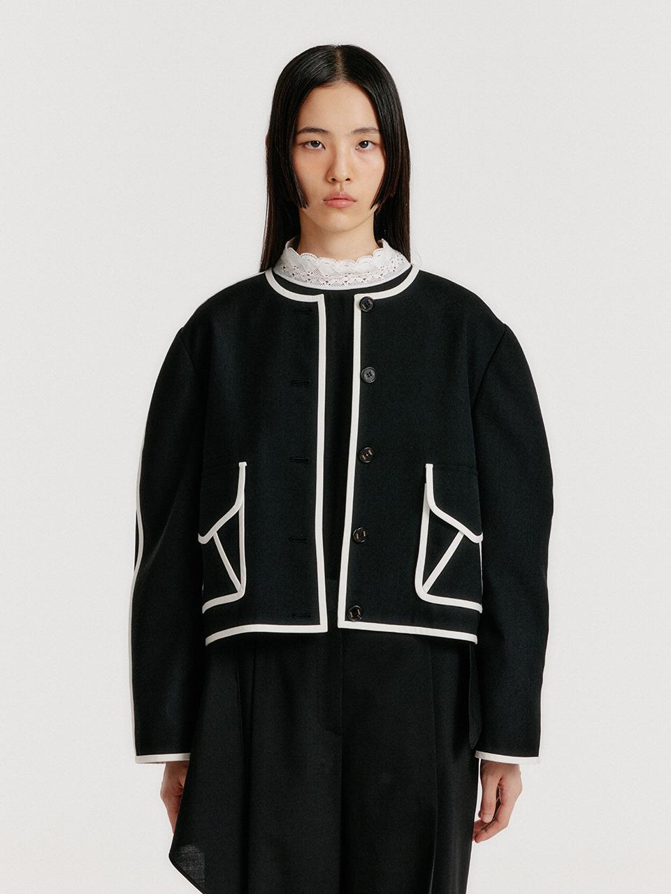 EENK YELLY Short Single Jacket - Black