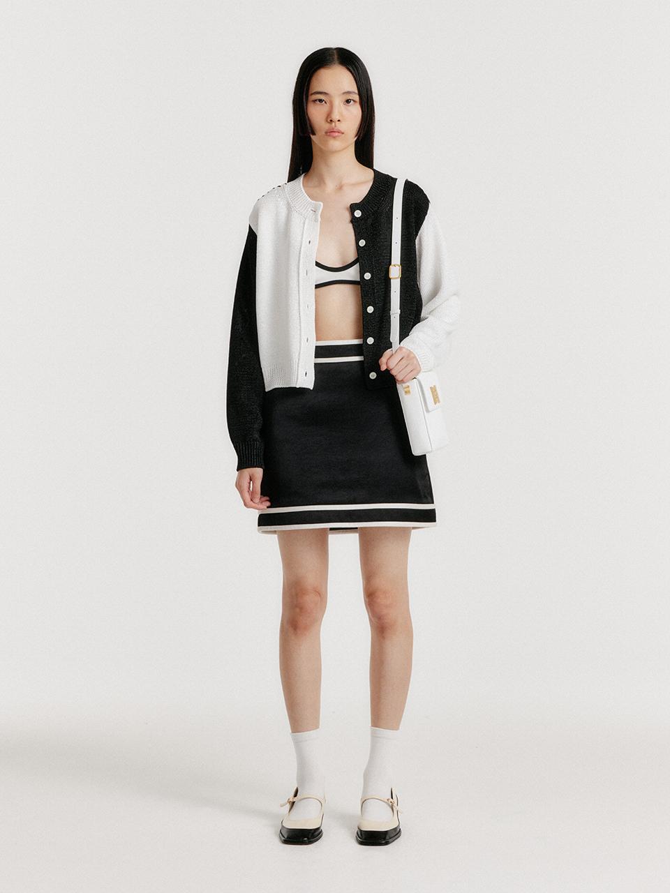 EENK YERO Contrast Mini Skirt