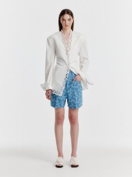 EENK Yessy Jacquard Denim Shorts