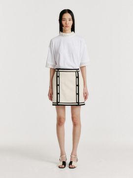EENK YINTI Contrast Mini Skirt
