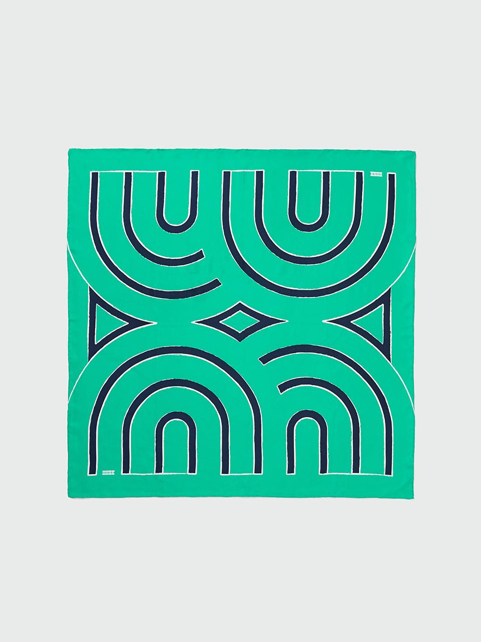 EENK YUE Logo Scarf_Green