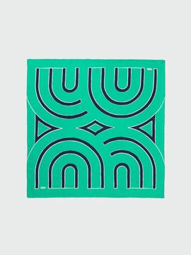 EENK YUE Logo Scarf_Green