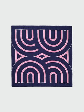 EENK YUE Logo Scarf_Navy