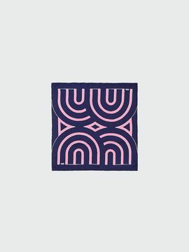 EENK YUEYUE Small Logo Scarf_Navy