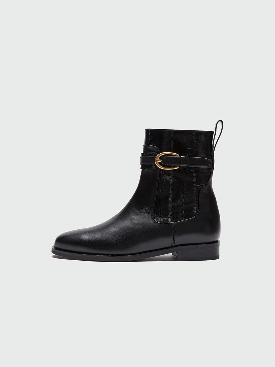 EENK ZOOT Buckled Ankle Boots - Black
