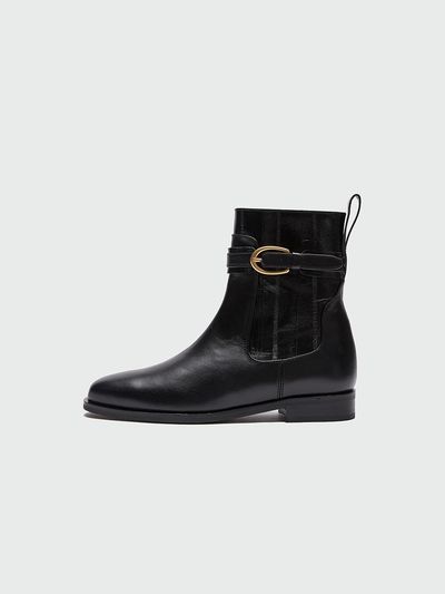 EENK ZOOT Buckled Ankle Boots - Black