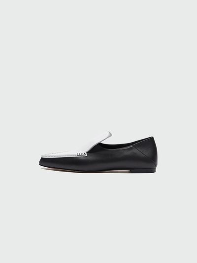 EENK ZUCUP Venetian Loafer - Black / White