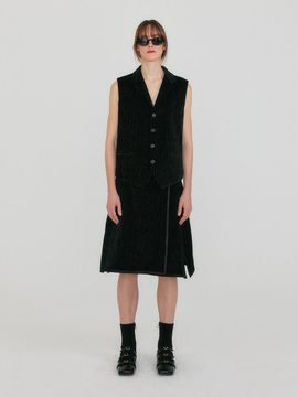 EENK ZULIAL Midi Wrap Skrit - Black