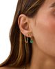 Ef Collection Ef Collection 14K Yellow Gold Lab Grown Emerald Pear Drop Earrings - 2