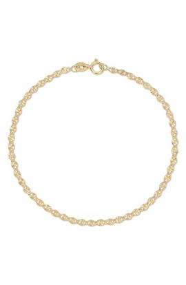 EF Collection EF Collection Daisy 14K Gold Chain Bracelet