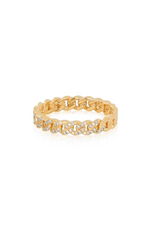 EF Collection EF Collection Diamond Mini Curb Chain Ring