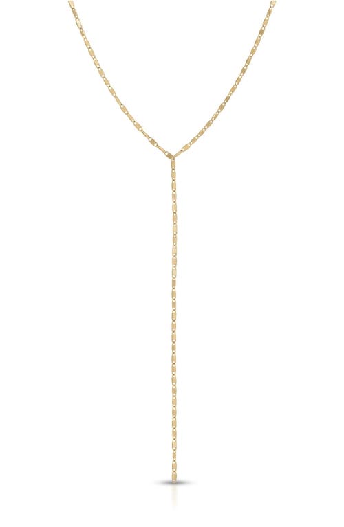 EF Collection EF Collection Ella 14K Gold Chain Lariat Necklace