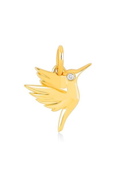 EF Collection EF Collection Hummingbird Diamond Pendant Charm