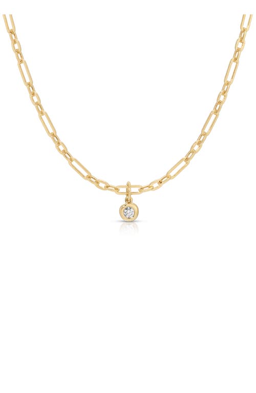 EF Collection EF Collection Mini Pillow Set Diamond Pendant Necklace