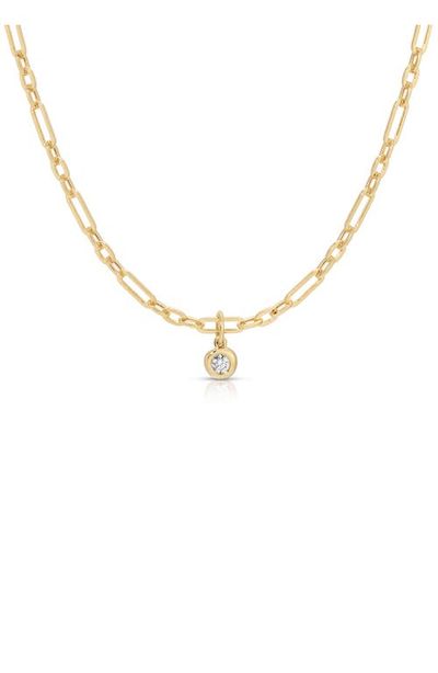 EF Collection EF Collection Mini Pillow Set Diamond Pendant Necklace