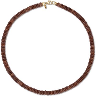 EF Collection EF Collection Plum Rondelle Necklace
