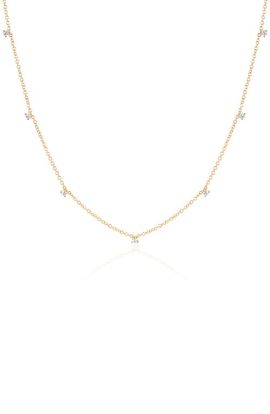 EF Collection EF Collection Prong Set Diamond Necklace