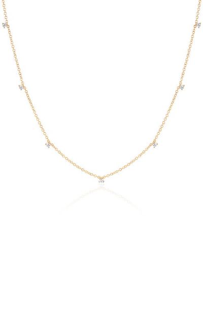 EF Collection EF Collection Prong Set Diamond Necklace