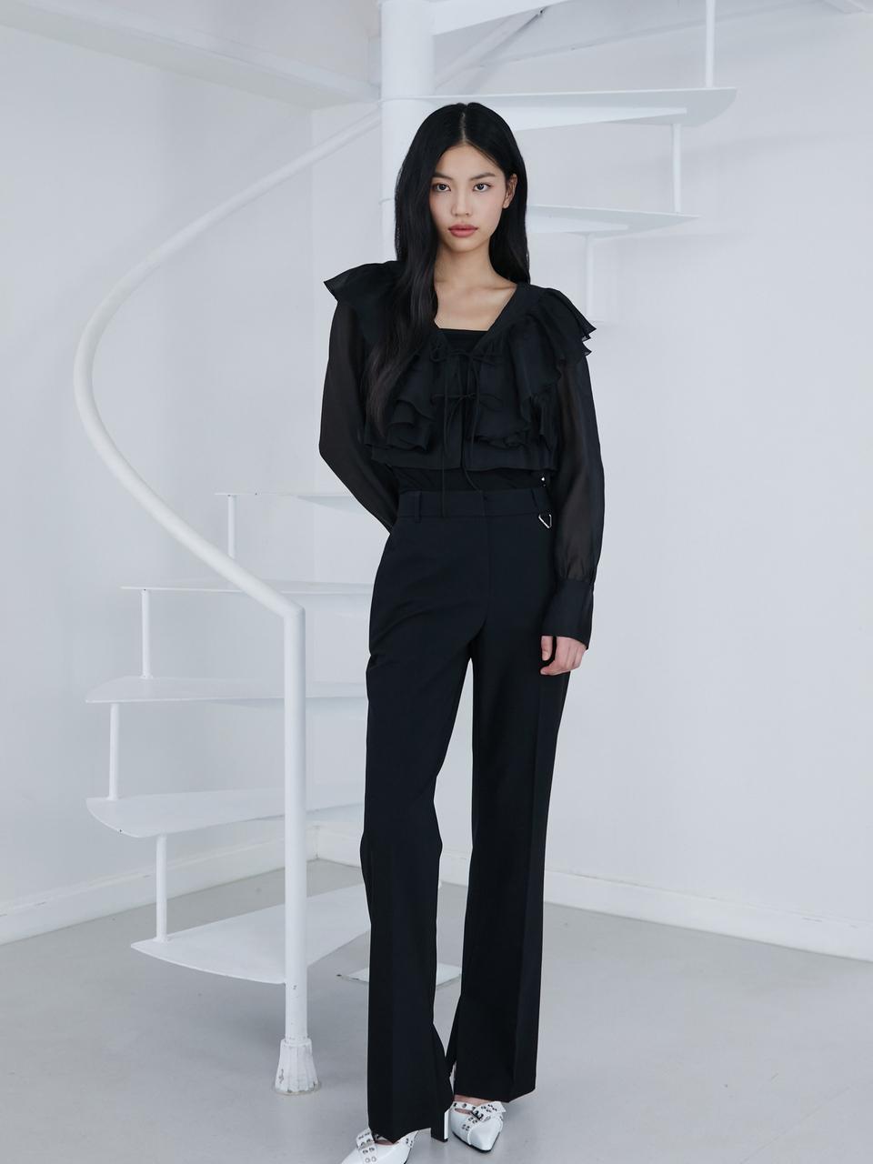 EGOIST Basic Straight Slim-fit Long Pants (ER1WP262)
