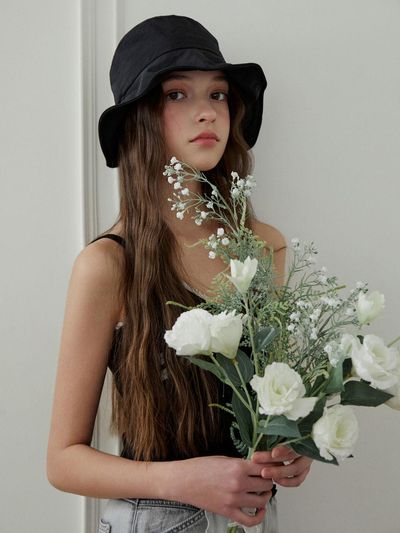 EGOIST BLUE LABEL Ribbon String Bucket Hat (ER2OAH02)