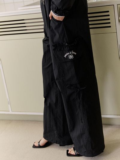 EGOIST [BLUE LABEL] Ruffle String Point Banding Pants (ER2OPT03)