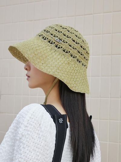 EGOIST Emblem Decorated Viscose Bucket Hat (ER2AH463)