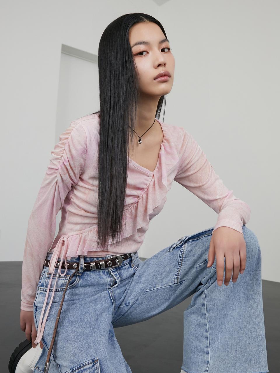 EGOIST [HERITAGE] Flower Eyelet Leather Belt (ER2AT360)