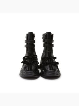 EGOIST HERITAGE Ribbon Point High-Top Ankle Boots (ER2AS360)