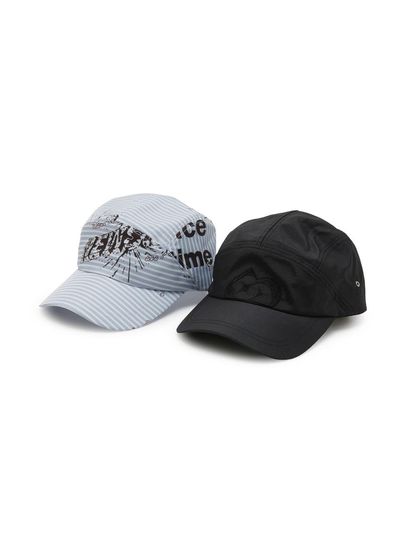 EGOIST Logo Embroidery Point Camp Cap (ER1AH260)