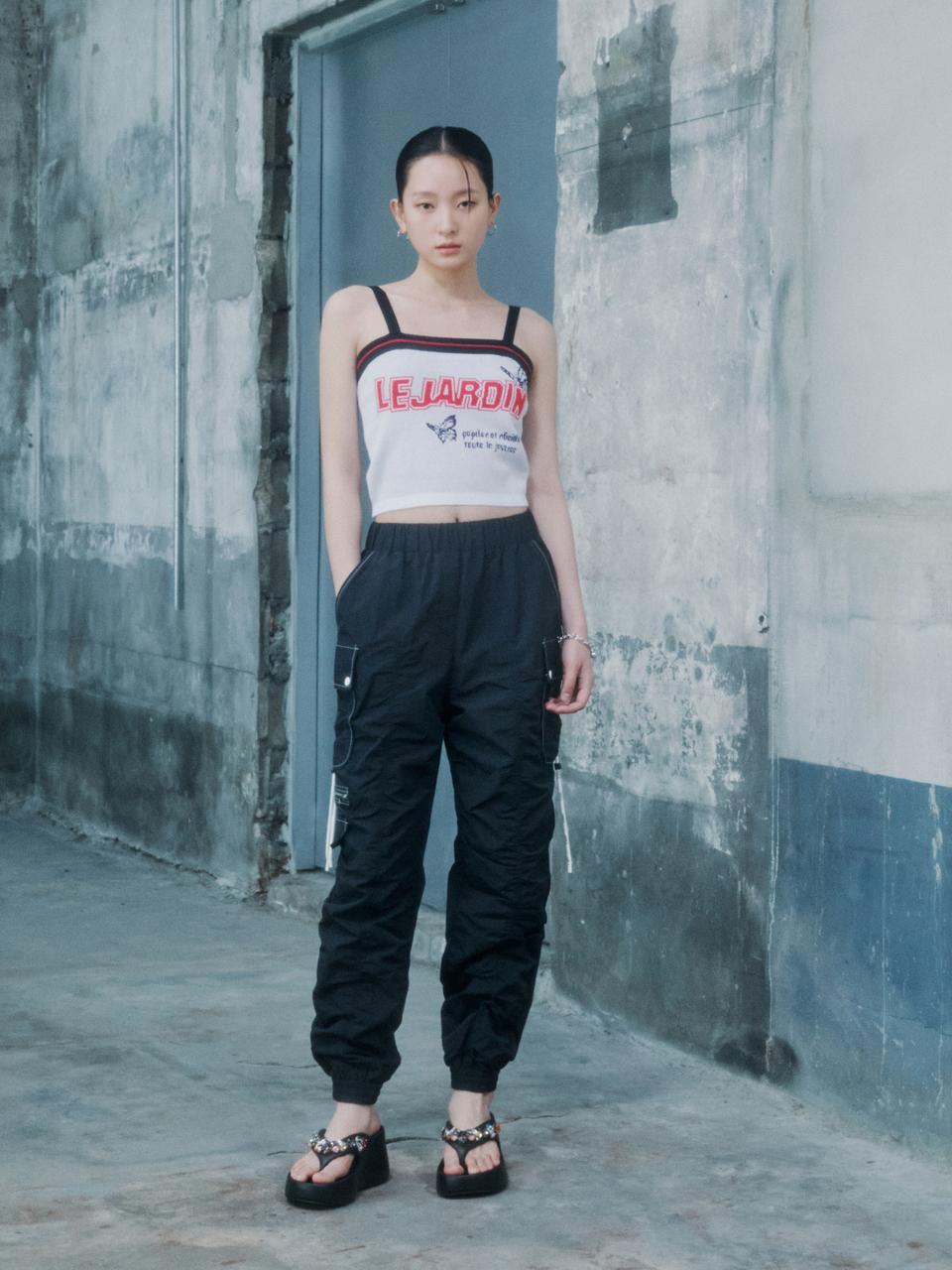 EGOIST Shirring Point Out-Pocket Jogger Pants (ER2WP460)