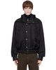 EGONlab EGONlab Black Hooded Layered Track Jacket - 1