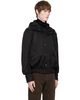 EGONlab EGONlab Black Hooded Layered Track Jacket - 2