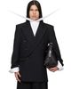 EGONlab EGONlab Black Oversized Tailored Blazer - 1