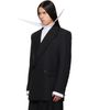 EGONlab EGONlab Black Oversized Tailored Blazer - 4
