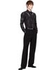 EGONlab EGONlab Black Shoulder Pads Shirt - 4