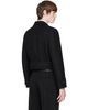 EGONlab EGONlab Black Tailored Crop Coat - 3