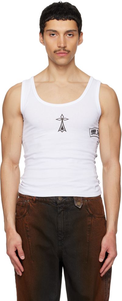 EGONlab EGONlab White Breizh Tank Top