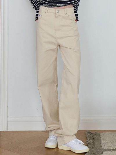 EIGHT DAYS A WEEK Cotton Semi Wide Pants