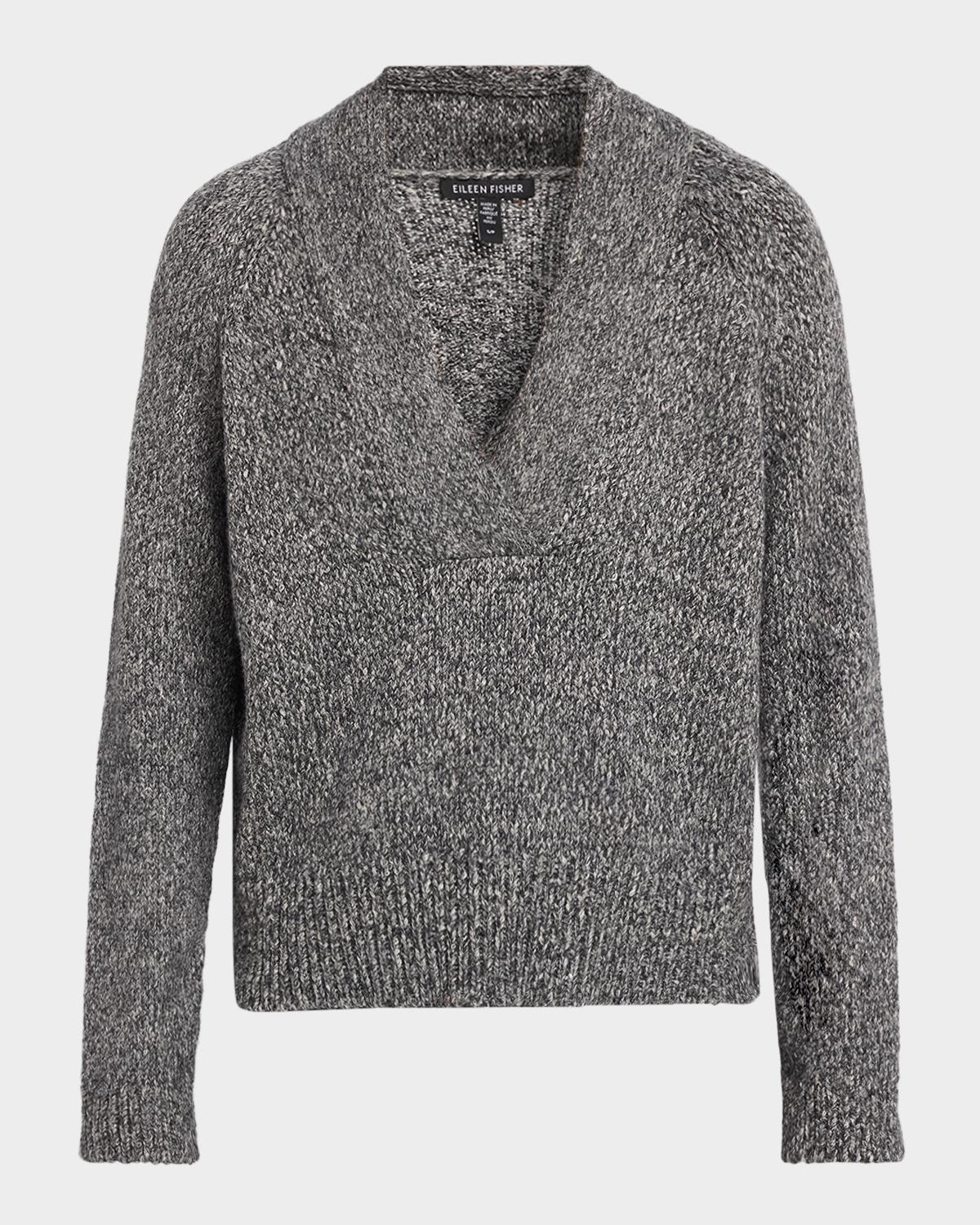Eileen Fisher Alpaca Wool-Organic Cotton Sweater