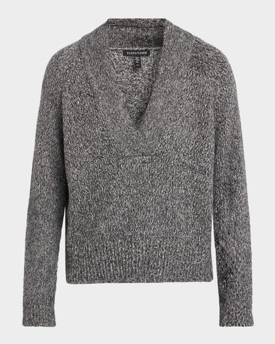 Eileen Fisher Alpaca Wool-Organic Cotton Sweater