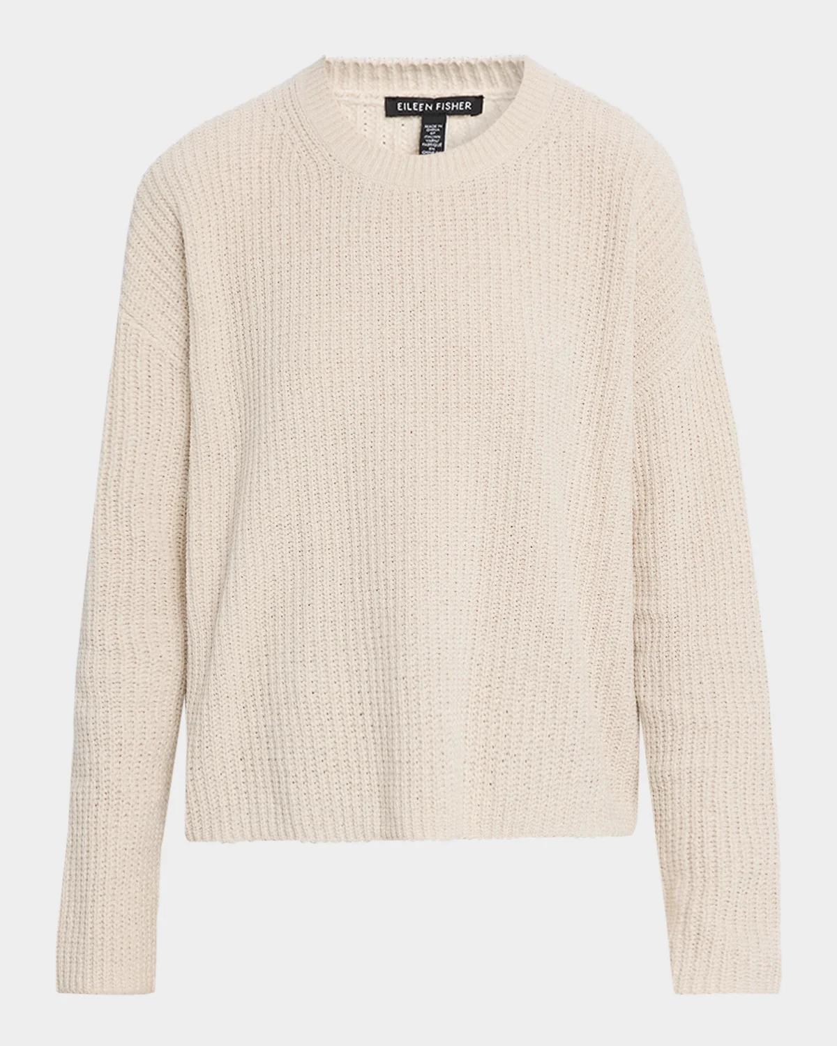 Eileen Fisher Crewneck Chenille Sweater