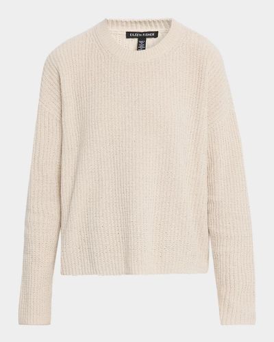 Eileen Fisher Crewneck Chenille Sweater