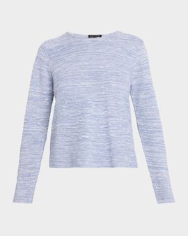 Eileen Fisher Crewneck Melange Knit Sweater